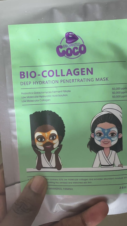ENCHANTED Bio collagen FACE MASK {3 pcs}