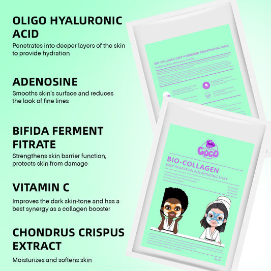 ENCHANTED Bio collagen FACE MASK {3 pcs}